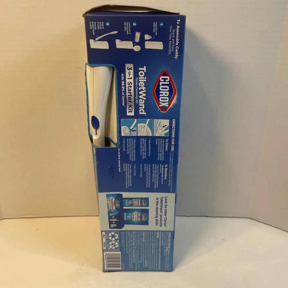 Clorox ToiletWand Starter Kit Unisex OS Blue 3-in-1 Cleaning System 6 Refills